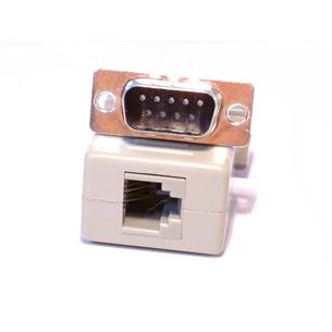 Adaptador sub-d 9 pines hembra a RJ11