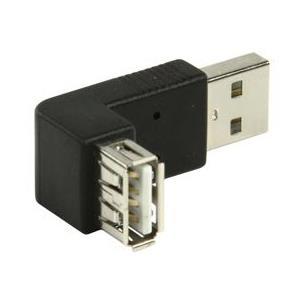 Adaptador USB macho hembra acodado