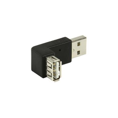 Adaptador USB macho hembra acodado