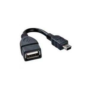 Cable adaptador USB h. a USB mini USB 5p 15cm OTG