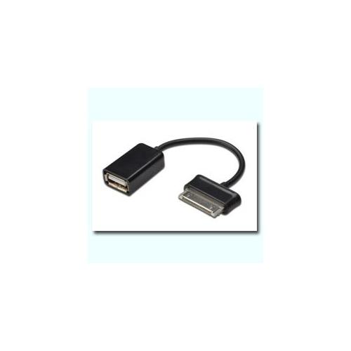 Cable adaptador USB hembra a Samsung 30 pines 15cm OTG