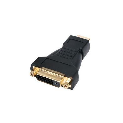 Adaptador HDMI macho a DVI hembra dorado