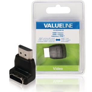Adaptador HDMI M-H acodado Blister Valueline