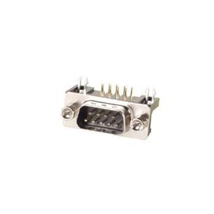 Conector sub-d 9 pines macho circuito impreso acodado