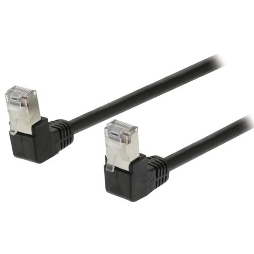 Cable latiguillo SF/UTP cat.5E 3m gris acodados