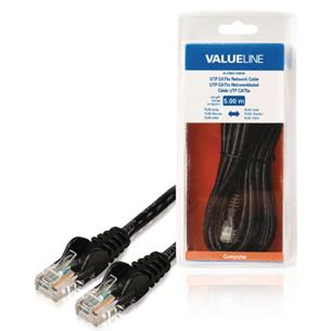 Cable latiguillo UTP cat.5E 5m Negro Blister