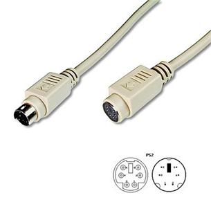 Cable PS2 prolongador macho hembra 20m