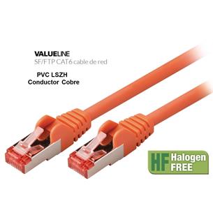 Cable latiguillo SF/FTP cat.6 2 mts LSZH Cobre