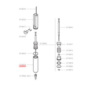 Repuesto cuerpo desoldador piston JBC