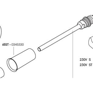Repuesto sodador Classic 65S casquillo del mango JBC