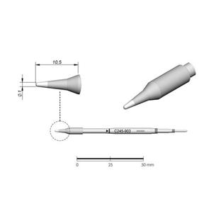 Cartucho Advanced conico C245-903 1mm JBC