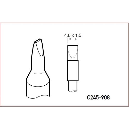 Cartucho Advanced cincel C245-908 4,8x1,5mm HT S1 JBC
