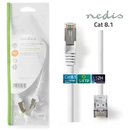 Cable latiguillo Cat.8.1 S/FTP LSHZ 0.25mts