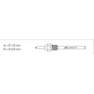 Punta desoldador Advanced C560-012 0,8mm HT pads JBC