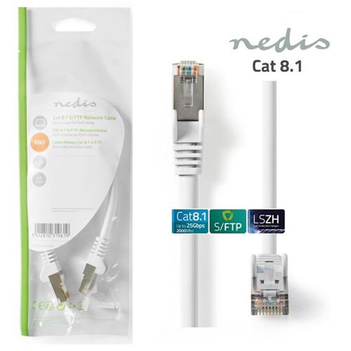 Cable latiguillo Cat.8.1 S/FTP LSHZ 2mts