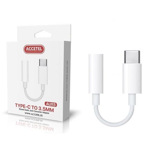 Adaptador USB-C-Jack 3.5mm Accetel AU113