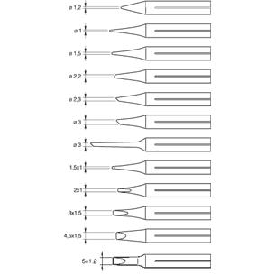 Punta soldador Classic 30/40S R10D JBC 1,5mm