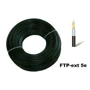 Cable datos FTP cat.5E rigido uso exterior