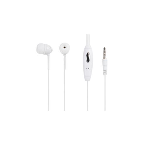 Auricular c/microfono para Iphone blanco