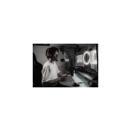 Microfono vocal dinamico hibrido XLR/USB plateado MV7-S