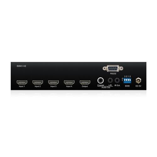 Selector 4 Entradas a 1 Salida 4K HDMI SW41AB-V2