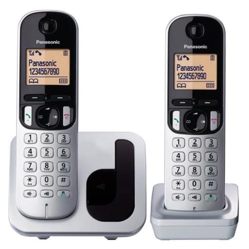 Telefono Dect Panasonic TGC212 DUO Color Gris