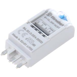 Modulo temporizador bi-funcion 12...24Vac/dc enchufable en zocalo 0,05s....100h