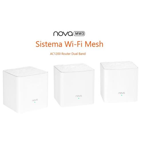 KIT Mesh Wifi AC1200 Tenda MW3