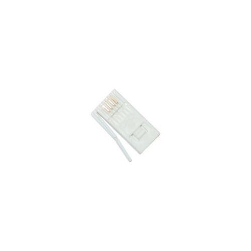 Conector telefonico 6 UK lengueta lateral derecha