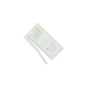 Conector telefonico 6 UK lengueta lateral izquierdo