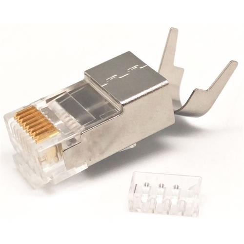 Conector RJ45 FTP cat.7 8p/8c con guia