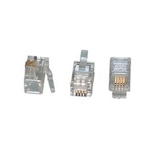 Conector telefonico RJ9 4P/4C