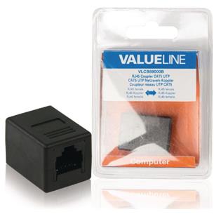 Adaptador telefono 8P8C H-H RJ45 CAT5 Blister