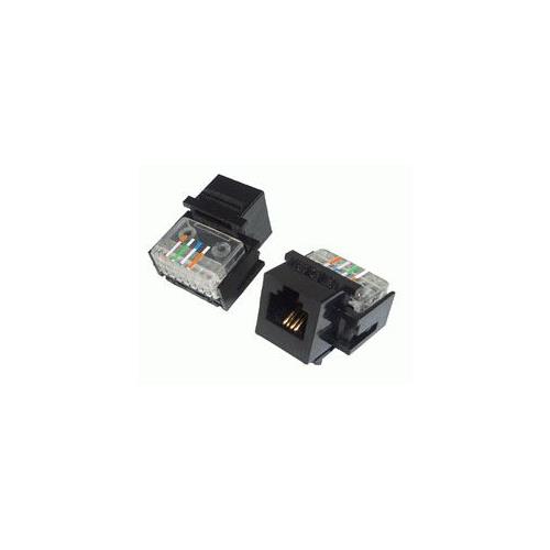 Conector RJ45 hembra UTP para panel