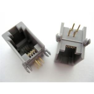 Conector telefonico hembra C.I.6/4