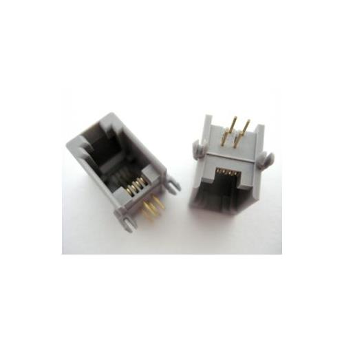 Conector telefonico hembra C.I.6/4