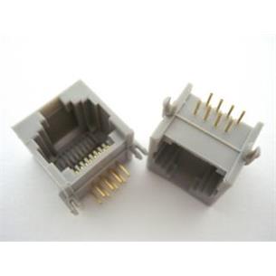 Conector telefonico RJ45 hembra circuito impreso 8/8