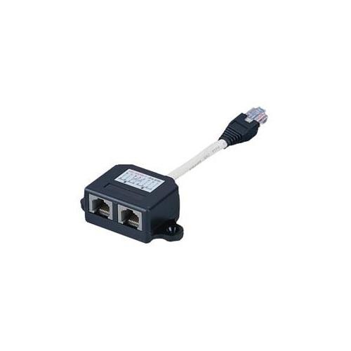 Doblador red con cable. RJ45x2 puertos