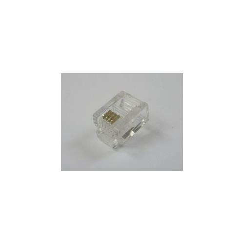 Conector telefonico RJ11 6P/4C