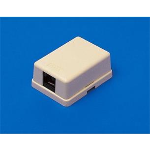 Roseta 1 RJ45 UTP cat.5e sobre pared