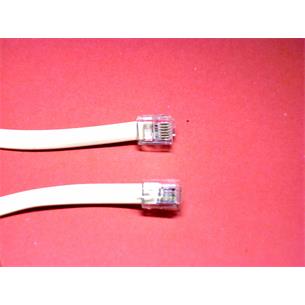 Cable telefono con terminales 6P/6P 2m