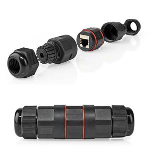 Adaptador H-H RJ45 CAT6 Exterior