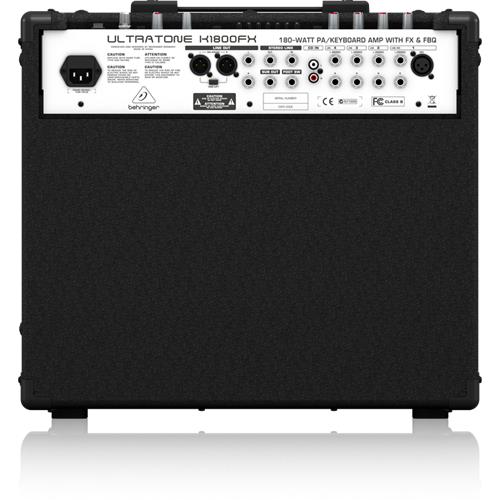 Amplificador de teclado Ultratone K1800FX Amplificador de teclado Ultratone K1800FX