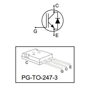 Transistor IHW20N120R2 IGBT-N 1200V 40A 330W TO-247