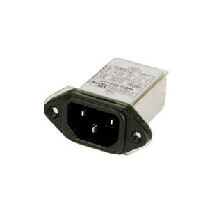 Filtro de red EMI 6A  250V con base 3P