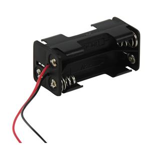 Portapila 4 x AAA con cable conexion