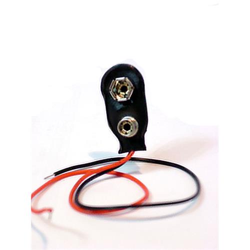 Clip para pila 9V con cable 16cm