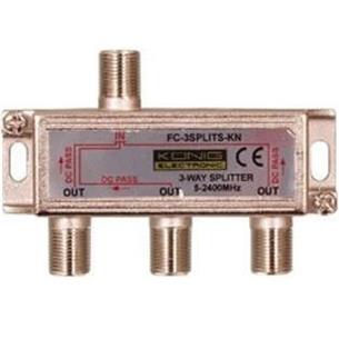 Repartidor 1 entrada 3 salidas 5-2450 mhz