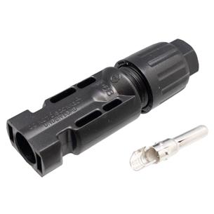Conector macho aereo panel solar fotovoltaico MC4
