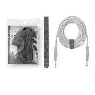 Cadeneta de velcro 25cm gris Nedis x 10u